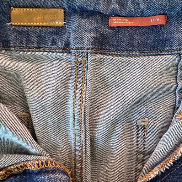 Anthropologie Pilcro "The Skipper" Wide Leg Cropped Jeans Sz 31 Tall - Picture 5 of 8